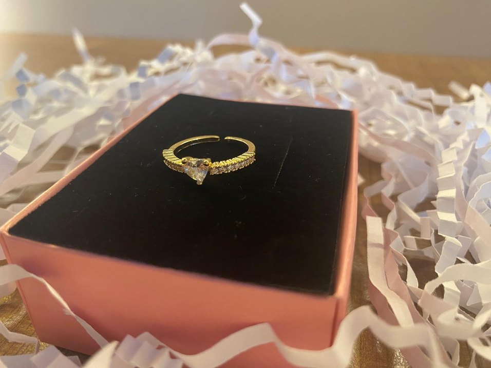 Gold Taşlı Tektaş - Görsel 3