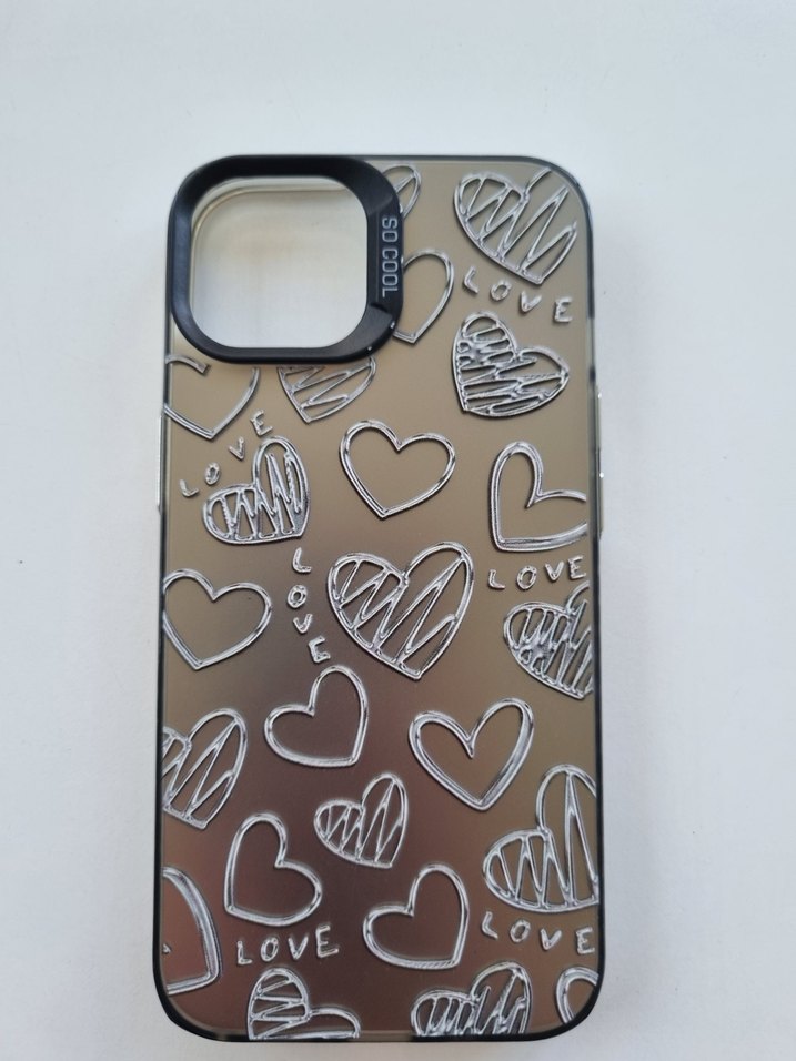 iphone 13 Parlak Gri Siyah Street Wear Telefon Kılıfı - Görsel 2