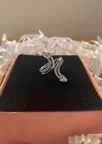 Gri Yılan Desenli Yüzük - Görsel 4