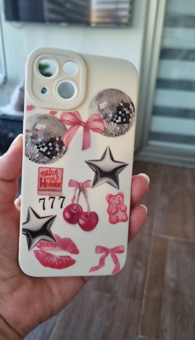 iphone 13 Parlak Pembe Pop Kültür Telefon Kılıfı - Görsel 2