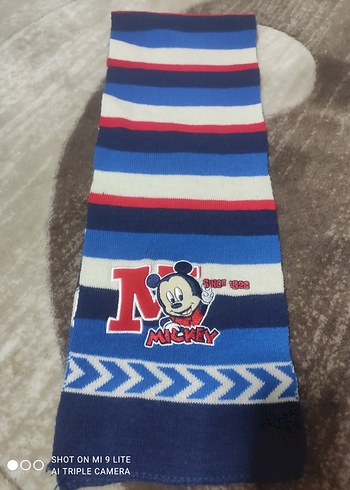 Çok Renkli Erkek Çocuk kaşkol ve eldiven takım - Görsel 4