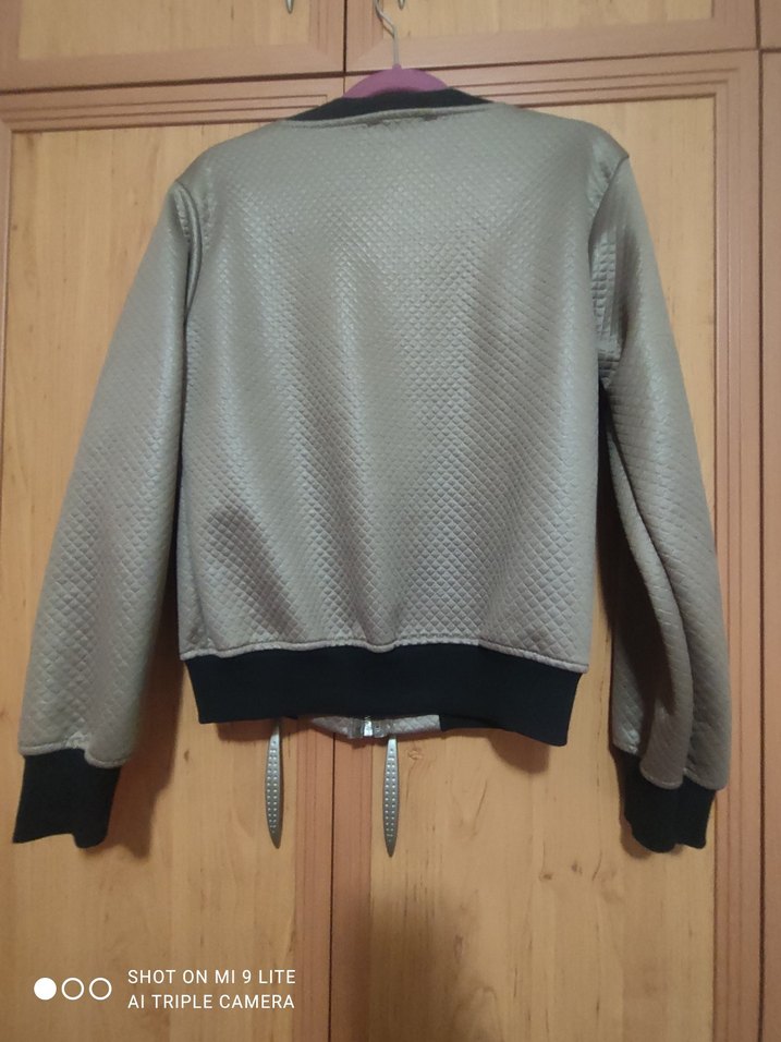 Kadın vizon Fermuarlı Ceket - Görsel 2