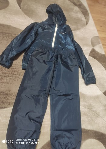 Erkek Çocuk Lacivert Fermuarlı Yağmurluk Takımı - Görsel 3