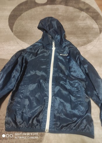 Erkek Çocuk Lacivert Fermuarlı Yağmurluk Takımı - Görsel 2