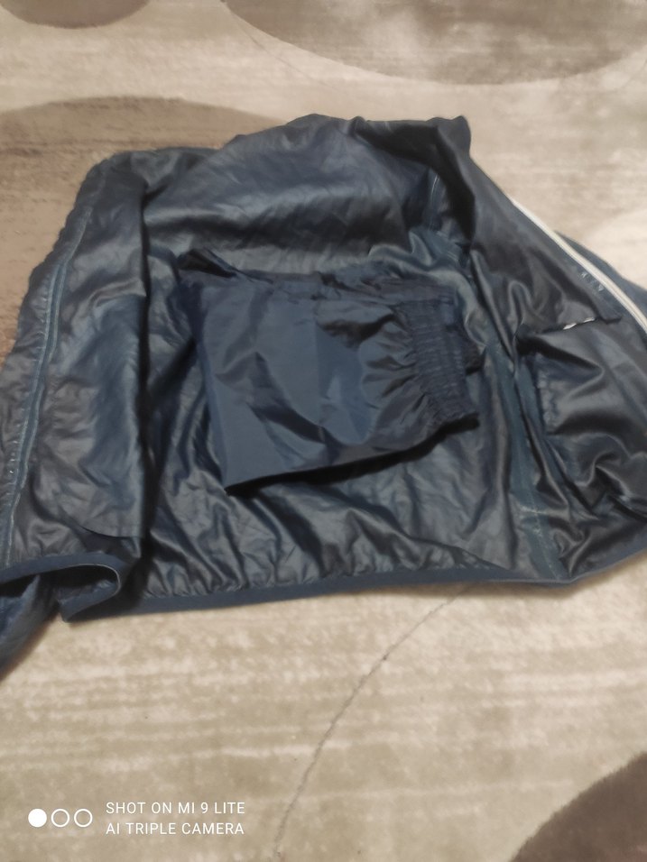 Erkek Çocuk Lacivert Fermuarlı Yağmurluk Takımı - Görsel 4