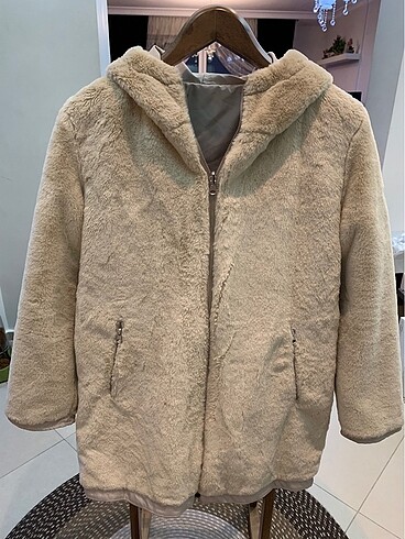 Zara muadili çift taraflı parka