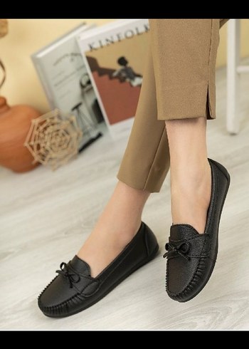 Siyah Kadın Günlük Babet - Görsel 2