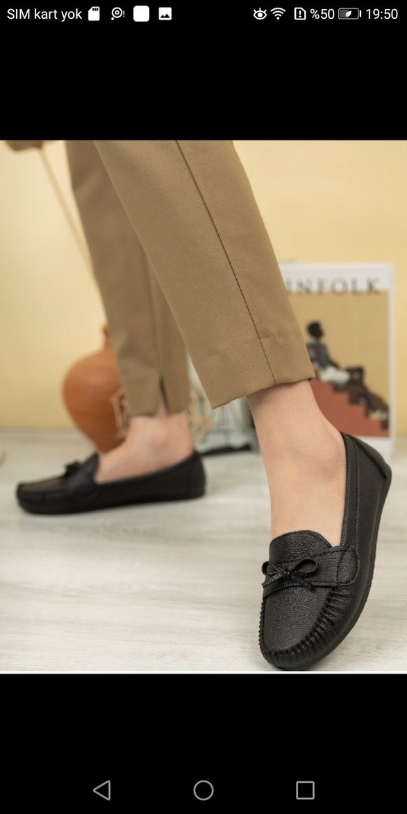 Siyah Kadın Günlük Babet - Görsel 3