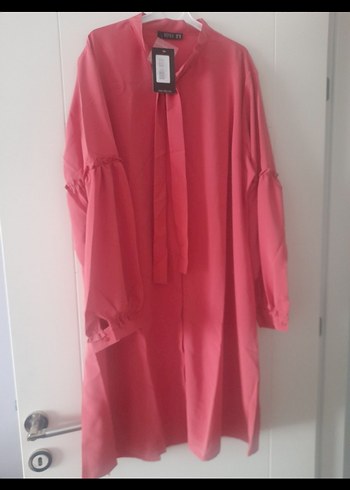 Uzun Kollu Fırfırlı Kadın Tunik - Görsel 6