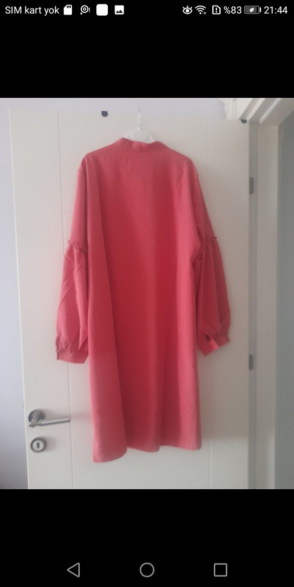 Uzun Kollu Fırfırlı Kadın Tunik - Görsel 5