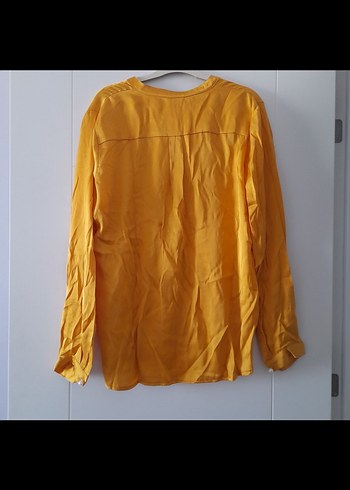 Sarı Düğmeli Kadın Gömlek - Görsel 4