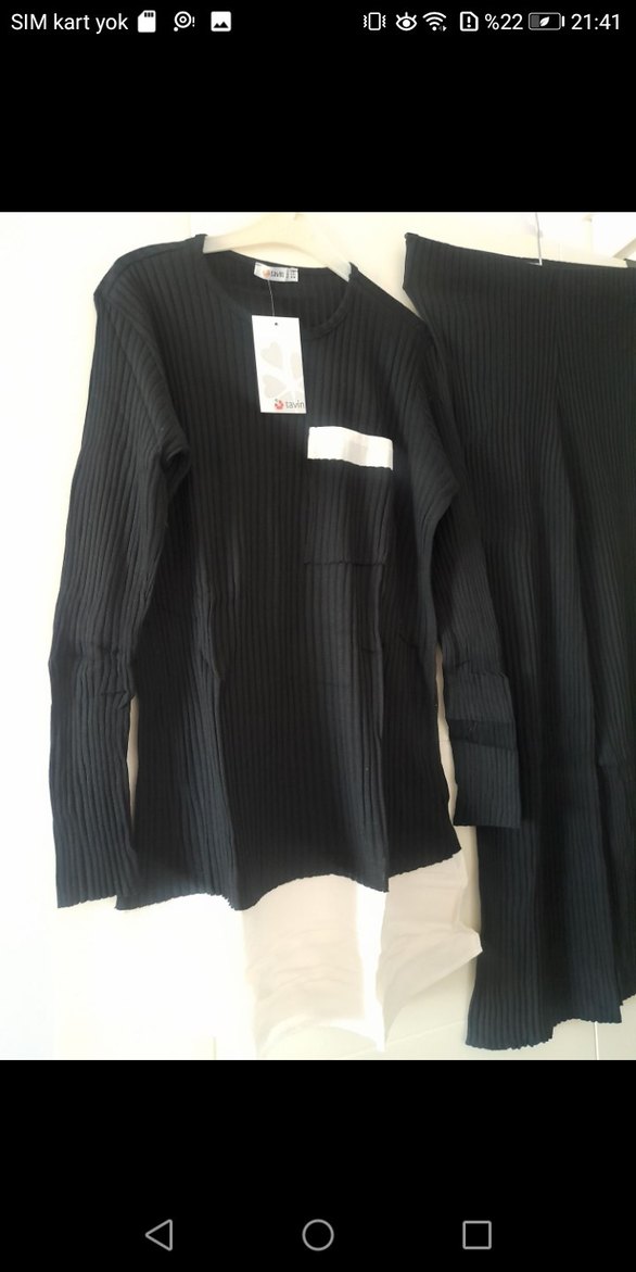 Siyah Uzun Kollu Takim - Görsel 4