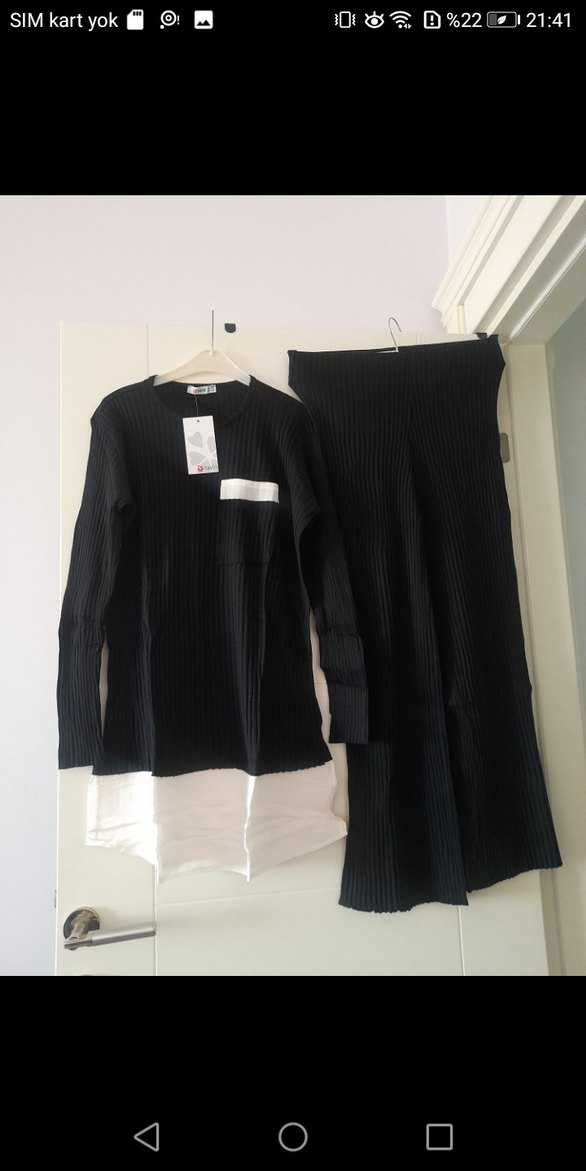 Siyah Uzun Kollu Takim - Görsel 2