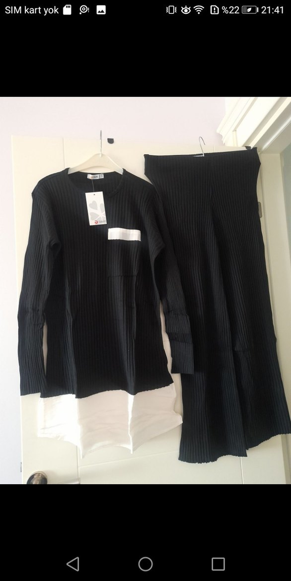 Siyah Uzun Kollu Takim - Görsel 3