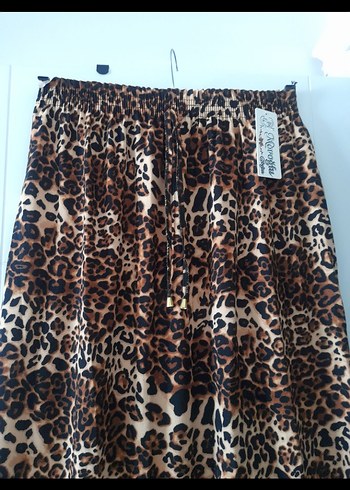 Leopar Desenli Uzun Pilili Etek - Görsel 4