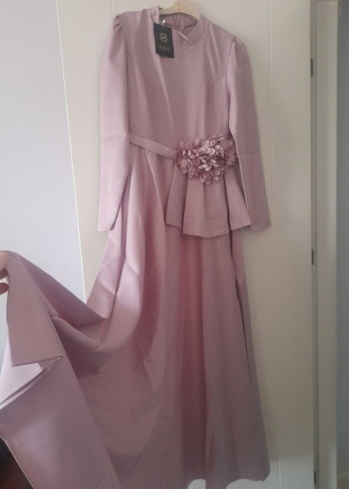 ÇİÇEKLİ ABİYE - Görsel 3