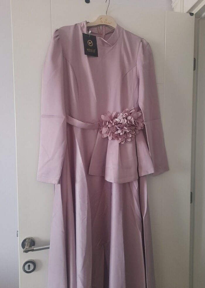 ÇİÇEKLİ ABİYE - Görsel 4