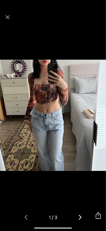 Tül Crop