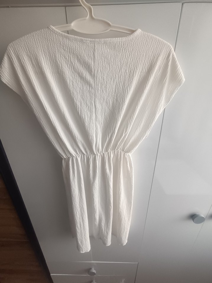 v yaka belden lastikli pareo - Görsel 4