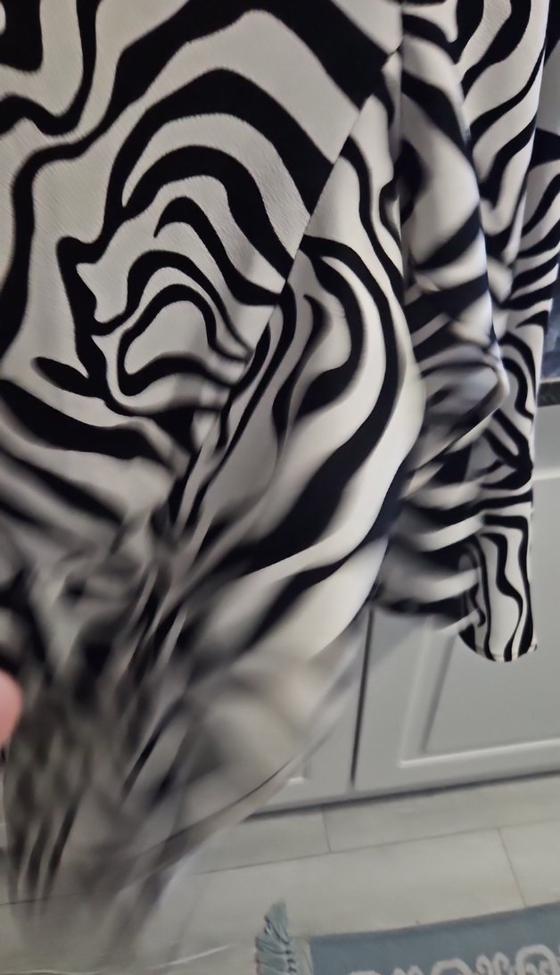 Zebra Desenli Drapeli etek - Görsel 2