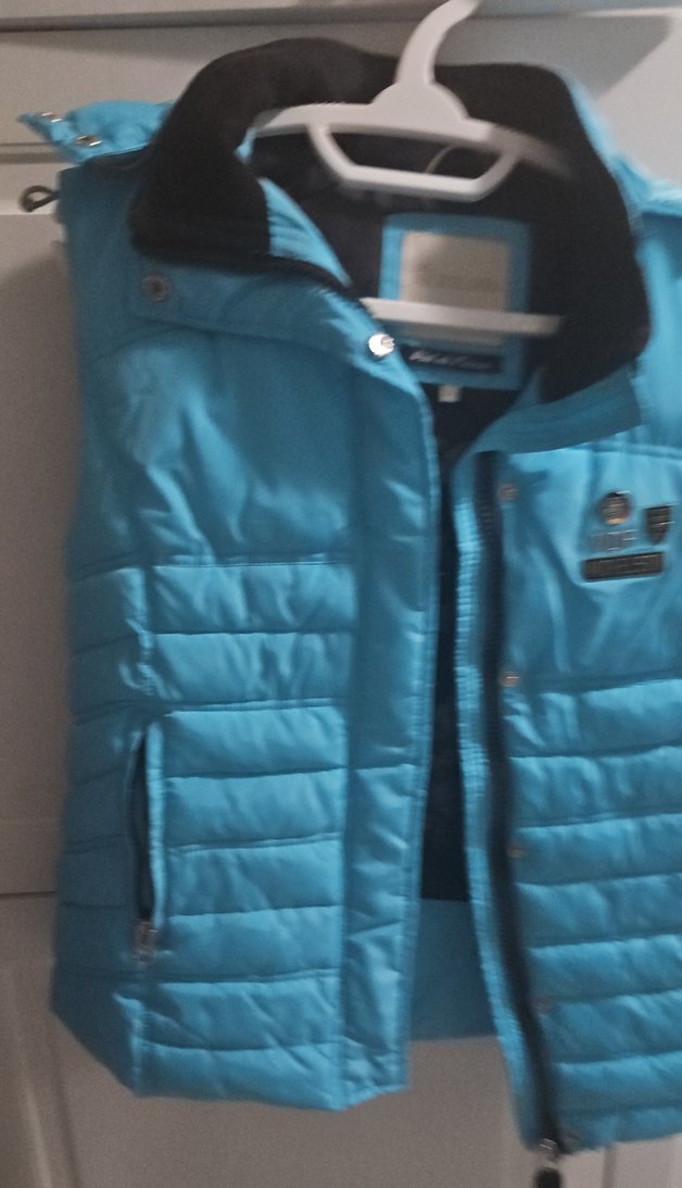 Mavi Fermuarlı  Yelek - Görsel 4