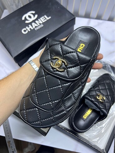 Chanel Chanel capitone hakiki deri efsane model ortapedik terlik