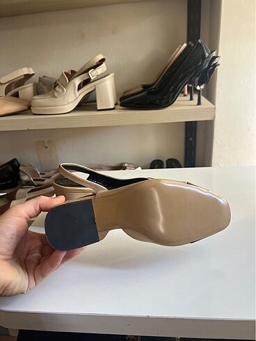 37 Beden camel Renk Chanel hakiki deri ayakkabı