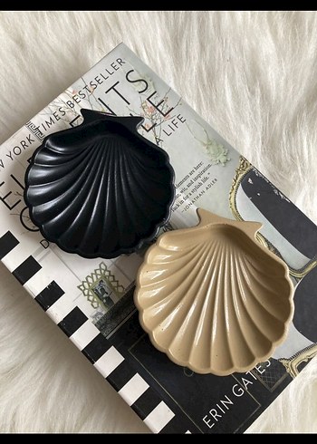 Bej ve Koyu Kabuk Şeklinde istridye takı tanagi - Görsel 2