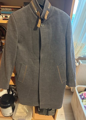 Gri Süet Erkek Midi Boy Ceket - Görsel 2