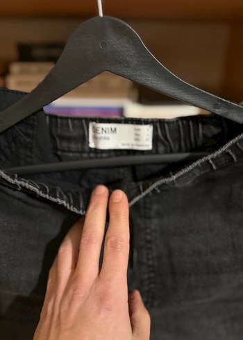 Erkek jogger Siyah Denim Pantolon - Görsel 4