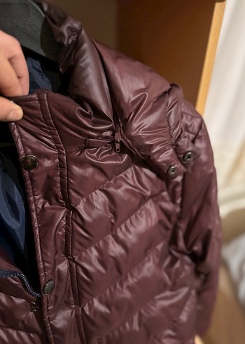 Avva Bordo şişme erkek Kışlık Mont - Görsel 5
