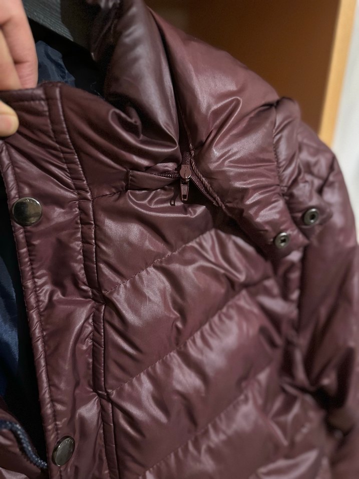 Avva Bordo şişme erkek Kışlık Mont - Görsel 2
