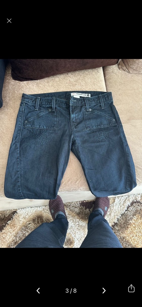 Lacivert levis engıneered Denim Jean Pantolon - Görsel 2