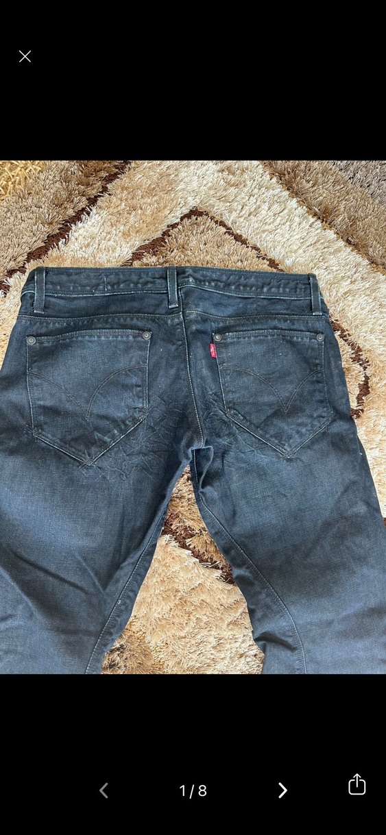 Lacivert levis engıneered Denim Jean Pantolon - Görsel 4