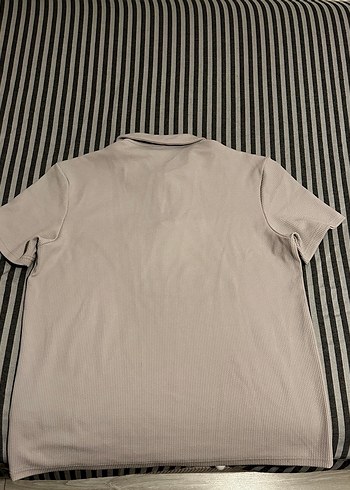 Bej Kısa Kollu Erkek Polo Tişört - Görsel 2