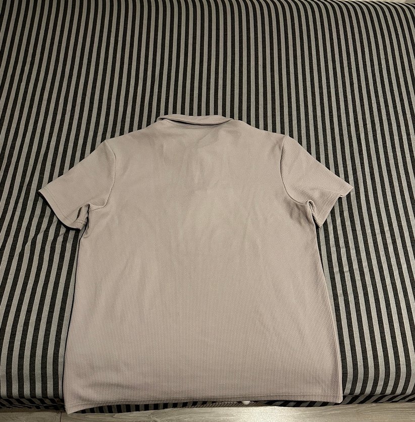 Bej Kısa Kollu Erkek Polo Tişört - Görsel 2