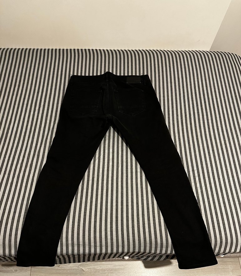 Erkek Siyah Denim Slim Fit Jean - Görsel 2