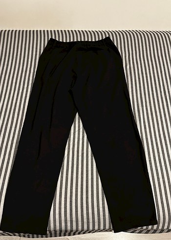 Erkek Siyah Pilili Kumaş Pantolon - Görsel 2