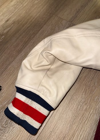 Bordo Tommy Jeans Bomber Ceket - Görsel 7