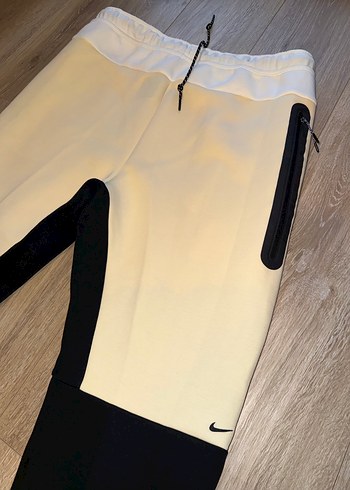 Nike Siyah Beyaz Tech fleece eşofman - Görsel 5