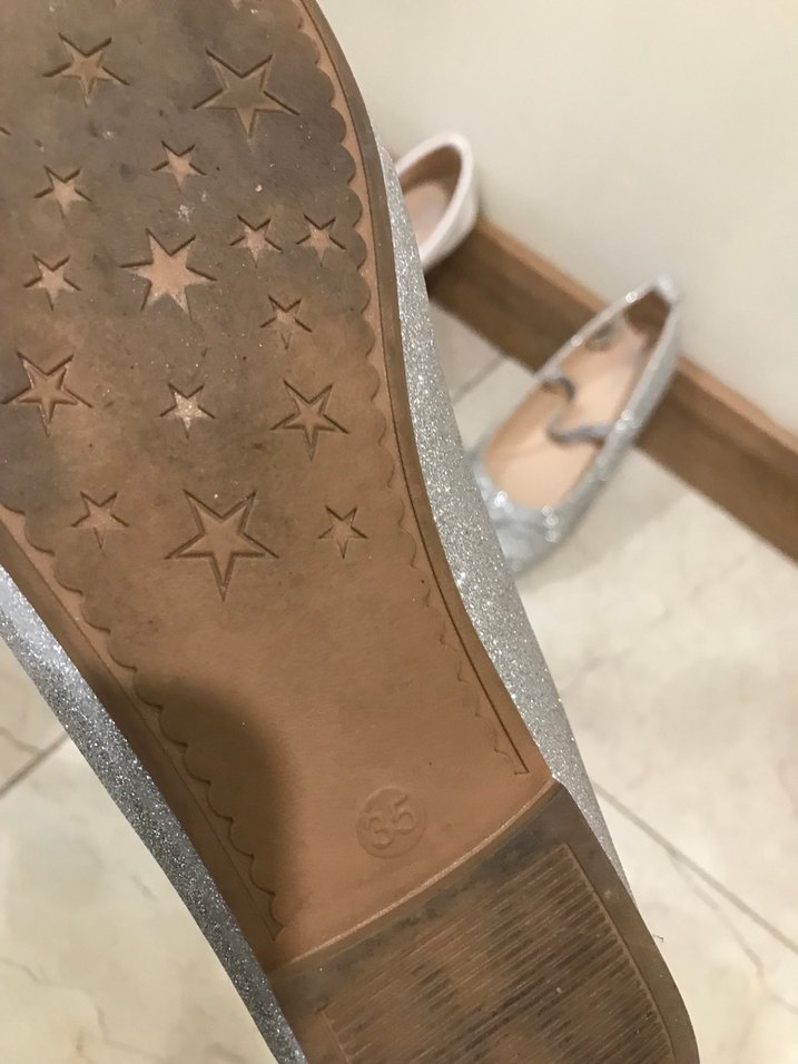 Kız Çocuk Beyaz Fiyonklu Babet - Görsel 5