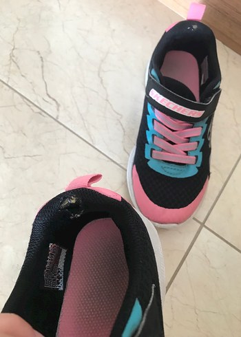 Skechers Kız Çocuk Pembe Bağcıklı Spor Ayakkabı - Görsel 4