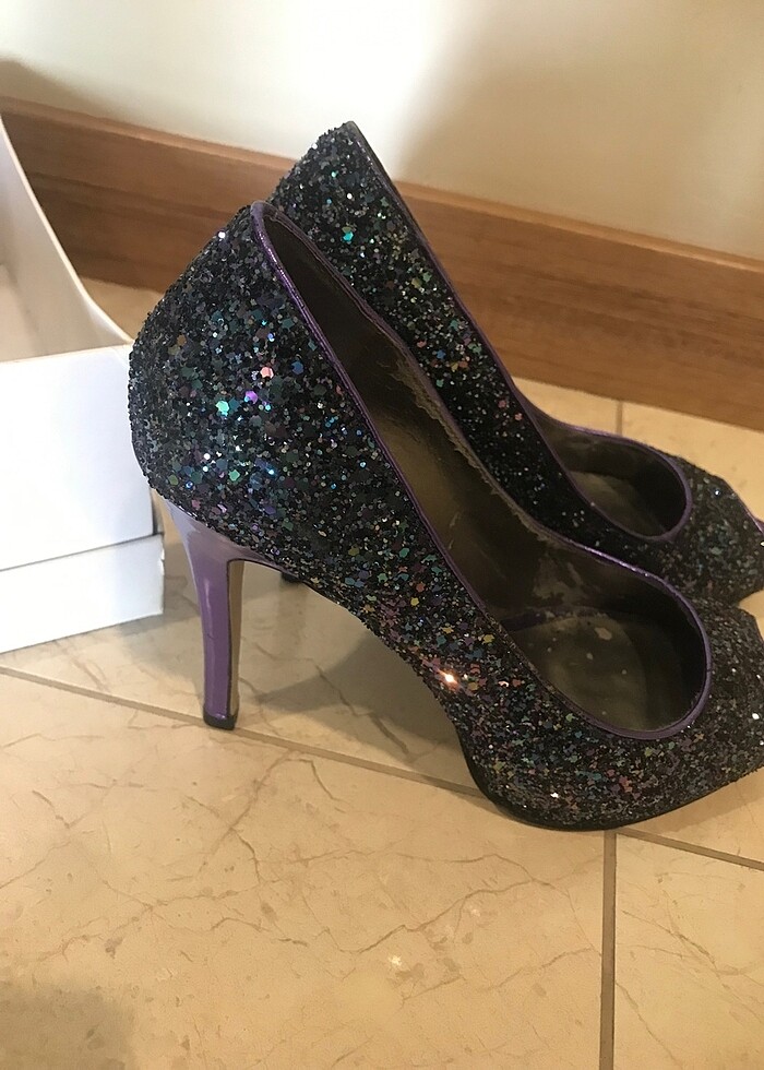 Nine west markalı topuklu ayakkabı - Görsel 2