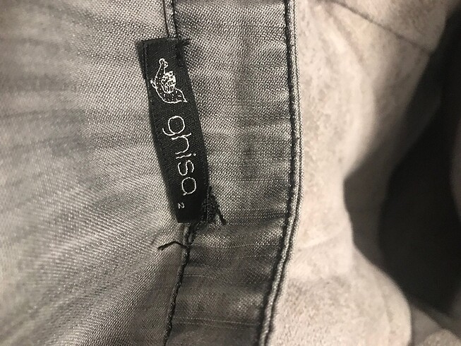 Ghisa markalı kot gömlek - Görsel 5