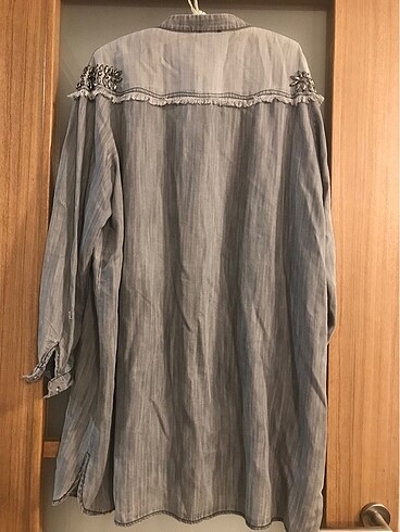 Ghisa markalı kot gömlek - Görsel 6