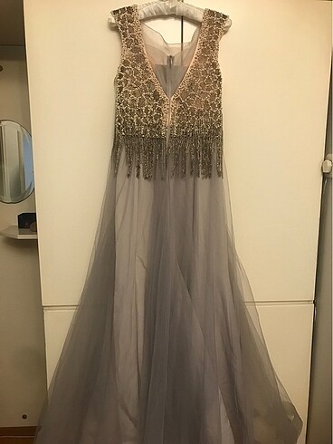 Kenzel markalı abiye elbise - Görsel 9