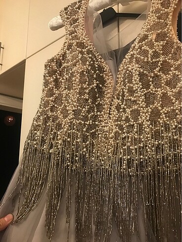 Kenzel markalı abiye elbise - Görsel 11