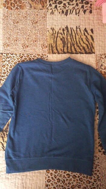 6 Yaş Beden mavi Renk Sweatshirt