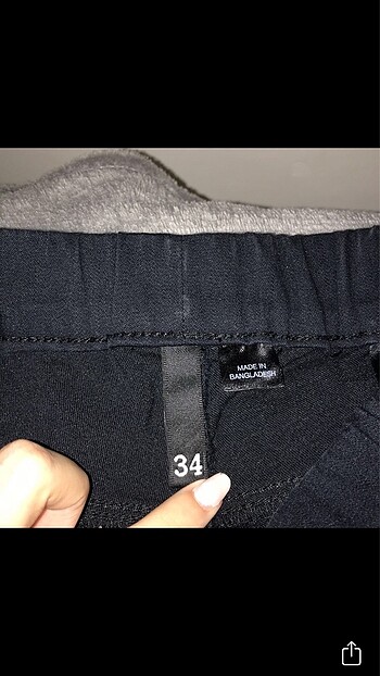 34 Beden H&M siyah pantolon