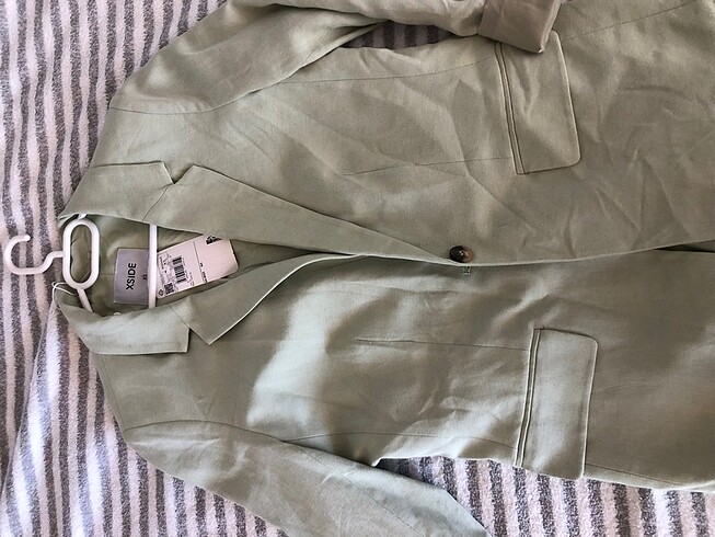 s Beden yeşil Renk Blazer ceket
